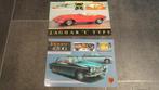 Ansichtkaarten - auto's - Jaguar E-type en Jaguar 420G, Verzenden, Gebruikt, Auto's
