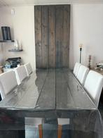 Eettafel met 6 stoelen., Huis en Inrichting, Ophalen, 50 tot 100 cm, Zo goed als nieuw, Vijf personen of meer