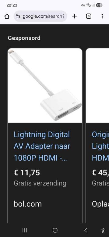 2x Lightning Digitale AV Adapter - Nieuw in Doos beschikbaar voor biedingen
