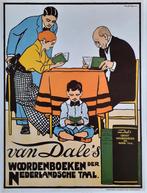 Affiche van Dale's woordenboeken - Willy Sluiter, Ophalen, Rechthoekig Staand, Zo goed als nieuw, A1 t/m A3