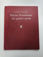 Kleine Schoolatlas der Gehele Aarde - 1964 - Bos & van Balen, Boeken, Gelezen, Ophalen of Verzenden, 1800 tot 2000, Wereld