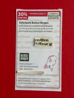 Voordeelbon 31 Safaripark Beekse Bergen 30% korting, Tickets en Kaartjes, Drie personen of meer, Kortingskaart