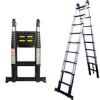 Aldorr Telescopische Vouwladder, Doe-het-zelf en Verbouw, Ladders en Trappen, Ophalen, Zo goed als nieuw, Ladder, Opvouwbaar of Inschuifbaar