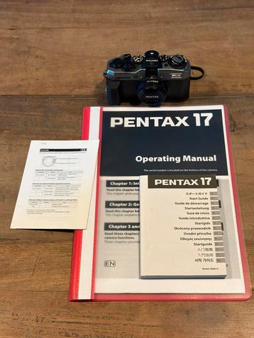 Nieuwe luxe Pentax 17 analoge fotocamera, half frsme. beschikbaar voor biedingen