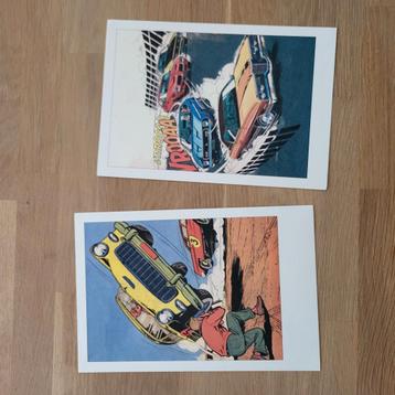 Ex-libris offset prints Michel Vaillant collectors item beschikbaar voor biedingen