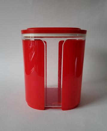 Tupperware Eleganzia Vensterbus rood 1.5 liter beschikbaar voor biedingen