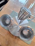 Opbouw industriële spots incl lichtbron led, Huis en Inrichting, Lampen | Spots, Ophalen, Zo goed als nieuw, Metaal of Aluminium