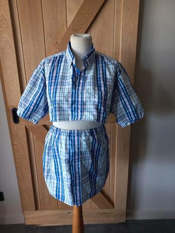 crop blouse en rokje nieuw maat M beschikbaar voor biedingen