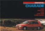 Folder Daihatsu Charade 1988, Gelezen, Overige merken, Verzenden