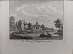 125 / Dorp Oudshoorn - Gravure uit 1792 van J. Bulthuis, Ophalen of Verzenden