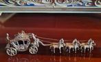 Zilveren koets met 6 paarden, Antiek en Kunst, Ophalen of Verzenden, Zilver