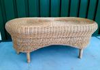 Mid-century, rotan salontafel, Rohé/TRIO Noordwolde jaren 60, Ophalen, Overige materialen, 50 tot 100 cm, 50 tot 75 cm
