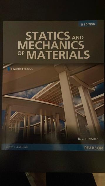 Nieuw: Statics and mechanics of materials - Hibbeler - 4e SI beschikbaar voor biedingen