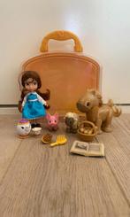 Belle koffertje Disney Animators collection, Ophalen of Verzenden, Assepoester of Belle, Zo goed als nieuw, Beeldje of Figuurtje
