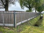 Gaashekwerk 180cm hoog | ral 6009 l Donkergroen l hekwerk, Tuin en Terras, Ophalen, Zo goed als nieuw, IJzer, Dubbelstaafmat hekwerk
