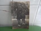 Antieke oude foto soldaat te paard Eerste Wereldoorlog, Ophalen of Verzenden, Landmacht, Nederland, Foto of Poster