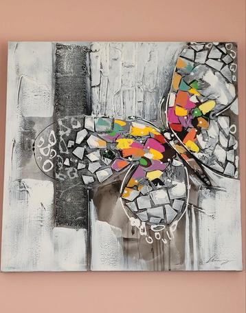 olieverf schilderij canvas 80/80 beschikbaar voor biedingen