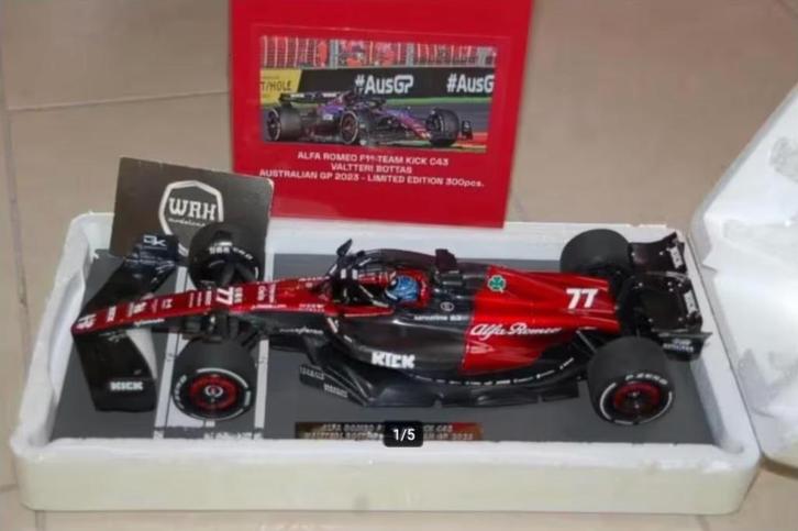 SALE !! 1:18 ALFA ROMEO C43 F1 BOTTAS Minichamps WRH, Hobby en Vrije tijd, Modelauto's | 1:18, Zo goed als nieuw, Auto, MiniChamps