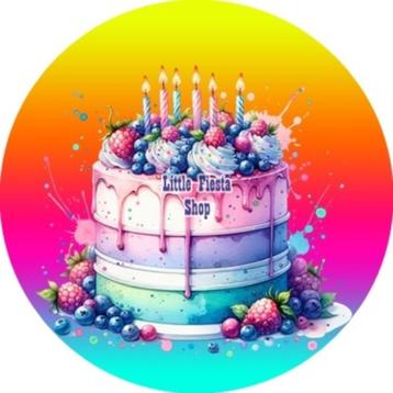 L1273 luxe icing taart 20cm ook in cupcake maat vers lekker beschikbaar voor biedingen