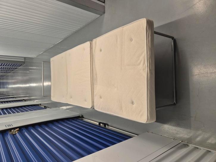 1 persoon Logeerbed (inklapbaar), Huis en Inrichting, Slaapkamer | Bedden, Eenpersoons, 90 cm, Metaal, Ophalen of Verzenden