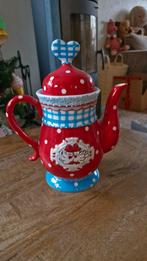 Theepot Studio Koekepeer Rood met Stippen, Ophalen of Verzenden, Zo goed als nieuw