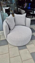 Fauteuil Louis – Bouclé Grijs of Bruin Extra Voordelig !, 100 tot 125 cm, Nieuw, Ophalen of Verzenden, 100 tot 125 cm