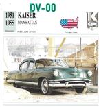 Dv00 autokaart kaiser manhattan ( 1951 - 1955 ), Ophalen of Verzenden, Zo goed als nieuw, Auto's