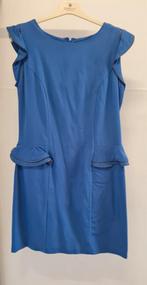 Blauwe jurk met rits detail, Kleding | Dames, Maat 38/40 (M), Ophalen of Verzenden, Zo goed als nieuw, Boven de knie