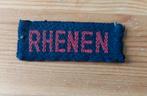 Naamlint Rhenen, Ophalen of Verzenden, Landmacht, Nederland, Embleem of Badge