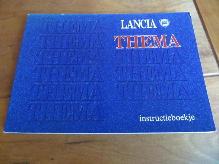 Instructieboek Lancia Thema, Thema stationwagen 1991, mooi!, Auto diversen, Handleidingen en Instructieboekjes, Ophalen of Verzenden