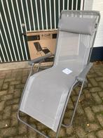 Lafuma R Clip Grijs relaxstoel - Nieuw in Doos!, Tuin en Terras, Ophalen of Verzenden, Nieuw, Metaal, Inklapbaar