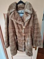 Vintage nerts bontjas, Maat 38/40 (M), Beige, Ophalen of Verzenden, Zo goed als nieuw