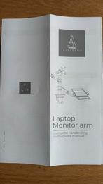 Alberenz Monitor Arm - Nieuw!, Computers en Software, Laptopstandaarden, Ophalen of Verzenden, Nieuw, In diepte verstelbaar
