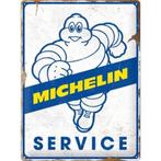 Michelin service Bibendum relief reclamebord van metaal