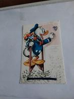 WALT DISNEY. DONALD DUCK OP STELTEN MET BLOEMEN, Verzamelen, Ansichtkaarten | Themakaarten, Ophalen of Verzenden, 1960 tot 1980