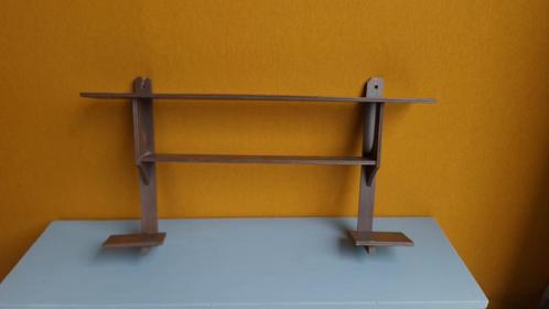 Vintage brocante houten schap, regaal, kruidenrekje, Huis en Inrichting, Woonaccessoires | Wandplanken en Boekenplanken, Gebruikt