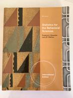 Statistics for the behavioral sciences, Boeken, Ophalen of Verzenden, Beta, Zo goed als nieuw, WO