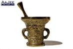 Bronzen knoppenvijzel - Apothekersvijzel - brons - Vijzeltje, Antiek en Kunst, Antiek | Gereedschap en Instrumenten, Ophalen of Verzenden