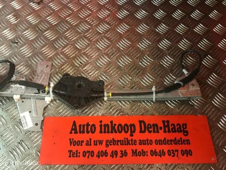 Peugeot 307 ('01-'07) 3-DRS Elec.Raammechanisme Rechtsvoor, Auto-onderdelen, Ruiten en Toebehoren, Peugeot, Gebruikt, Ophalen of Verzenden