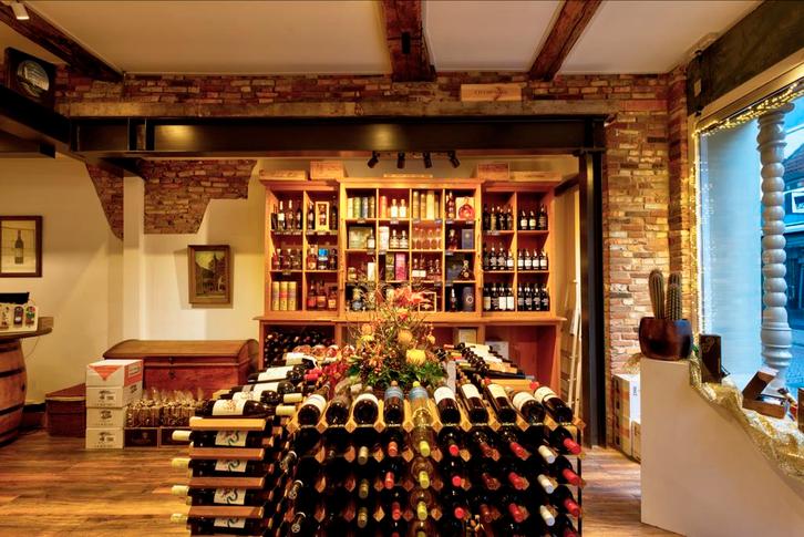 Winkelkasten eiken, champagne rekken, div wijnvaten, Zakelijke goederen, Kantoor en Winkelinrichting | Winkel en Inventaris, Ophalen