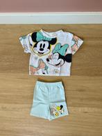 Z.g.a.n. Setje Minnie Mouse, biker short + shirt, maat 86, Meisje, -, Ophalen of Verzenden, Zo goed als nieuw
