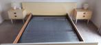 Vintage auping bed met bijbehorende nachtkastjes, Ophalen, Gebruikt, Tweepersoons