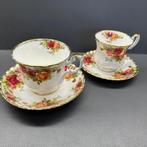 Kop & schotel Royal Albert old country roses set (#2), Antiek en Kunst, Antiek | Servies los, Ophalen