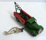 Blikken Triang Minic vrachtwagentje met hijskraan jaren 40, Antiek en Kunst, Antiek | Speelgoed, Ophalen of Verzenden
