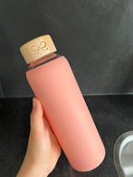 Hunkemoller waterfles / drinkfles / fles van glas, Ophalen of Verzenden, Zo goed als nieuw