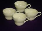 Petrus Regout Creme Kleurige Kopjes 4 Stuks, Ophalen, Keramiek, Overige stijlen, Kop(pen) en/of Schotel(s)