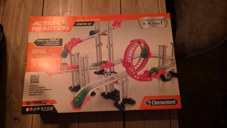 Clementoni Action & Reaction Starter Set, Kinderen en Baby's, Speelgoed | Bouwstenen, Nieuw, Ophalen of Verzenden