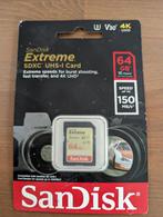 SanDisk Extreme SDXC UHS-I Card, 64GB, 150 MB/S, Nieuw, SanDisk, 64 GB, Fotocamera