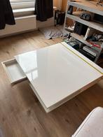 Witte Salontafel 95x95cm, Ophalen, Gebruikt, 50 tot 100 cm, Vierkant
