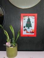 Candy dispenser | snoep | muur | kerst | schilderij | cadeau, Antiek en Kunst, Ophalen of Verzenden